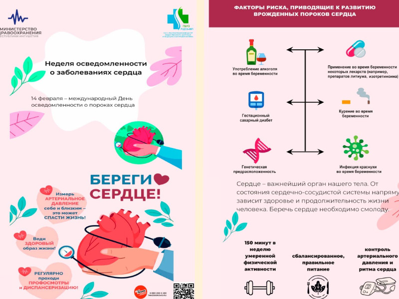 Неделя осведомленности о заболеваниях сердца.